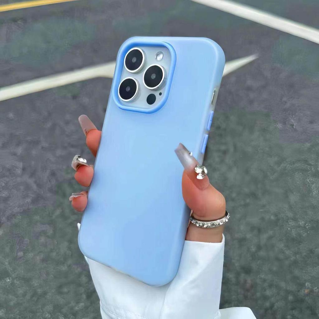 Frosted Jelly Phone Case for iPhone 17 Pro Max, 16, 13 Pro, 12 - High-End, Simple Design