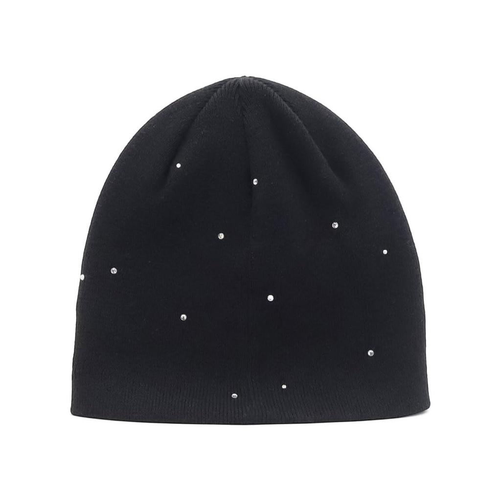 NEW ERA Beanie Basic Beanie 15119767 NER37K8052 black Knit Sweater Rhinestone Free Size