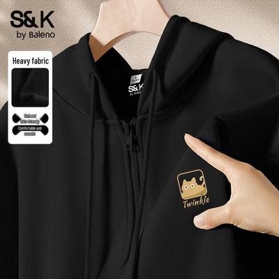 Baleno S&K Series Men's Printed Hooded Sweatshirt Jacket