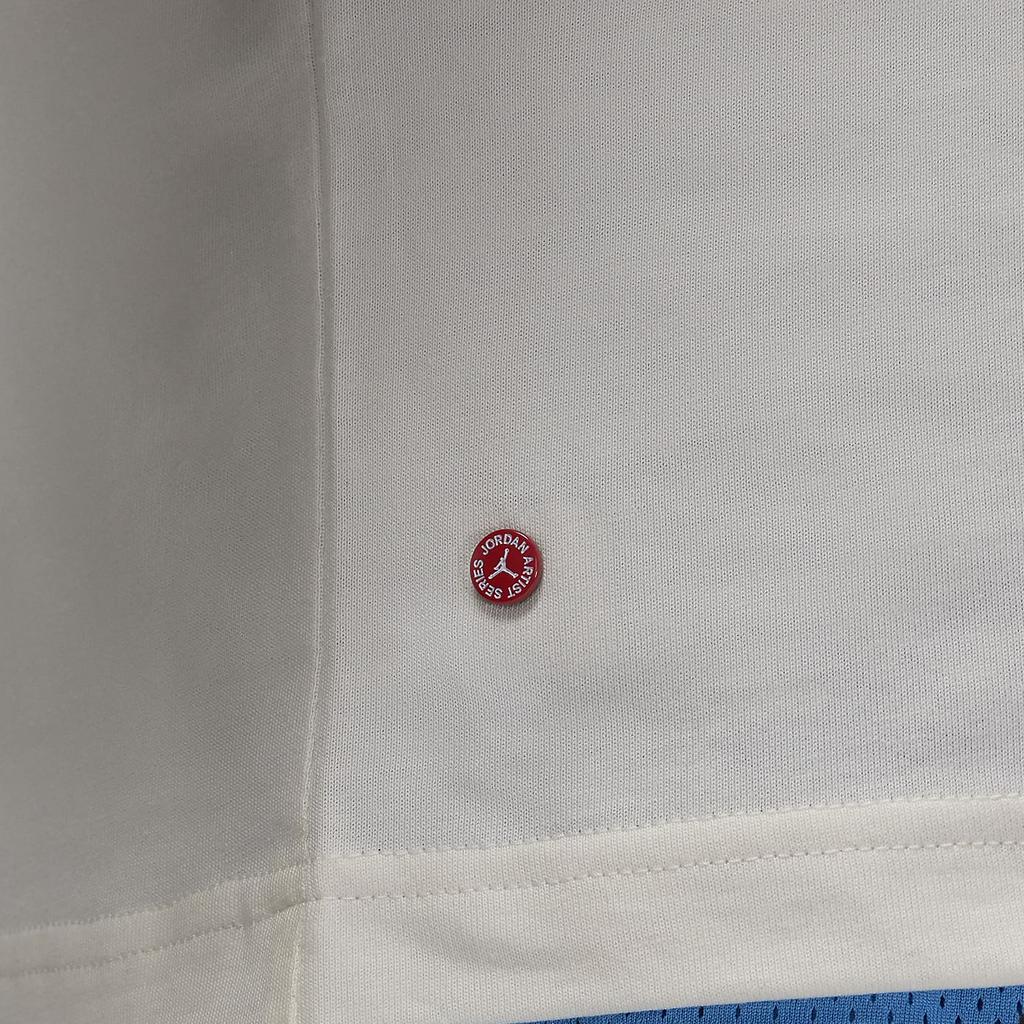 Jordan Letter Logo Print Cotton Crew Neck Short Sleeve T-shirt Unisex Tops Sail HF5472-133