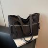 Large Capacity Canvas Zipper Shoulder Bag Casual Versatile Lightweight Tote Bags Suitable for Students and Office Workers Bags