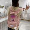 Anime Cute K-Pop Printed Backpack Student Teenager Bookbag for Boy Girl Schoolbag Kid Gift Women Large Capacity Travel Bag Mochila