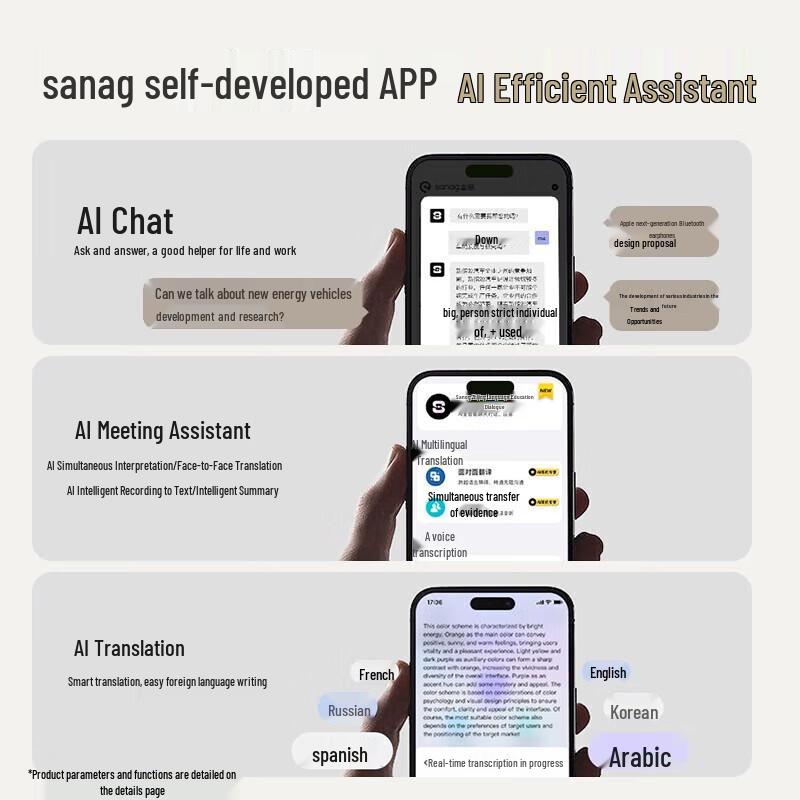 SANAG S9S AI Bone Conduction Open-Ear Sport Headset
