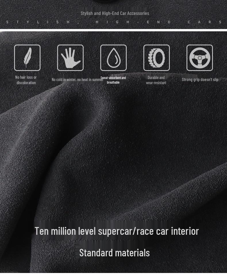 Compatible Key Case for GAC AION Y & Trumpchi GS Models (GS3, GS4, GS5, GS6m) with Suede Shell and Buckle Design