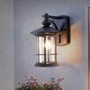 KAWELL Entryway Light, Outdoor Porch Light, Gatepost Light, Wall-Mounted, Weatherproof, Retro, Industrial, Antique Style, Stylish American Mailbox Sha