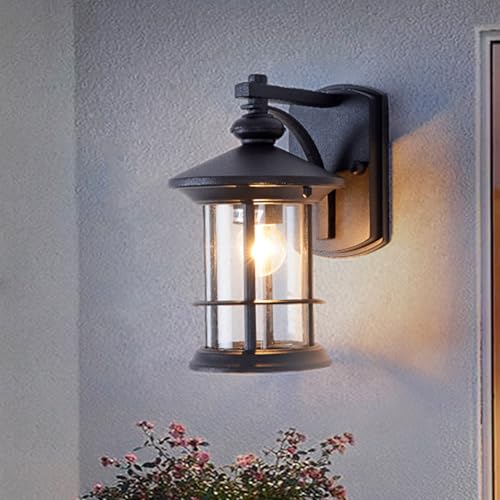 KAWELL Entryway Light, Outdoor Porch Light, Gatepost Light, Wall-Mounted, Weatherproof, Retro, Industrial, Antique Style, Stylish American Mailbox Sha