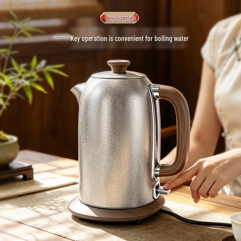 To Yi Large Capacity Pure Titanium Electric Kettle for Tea, Auto Shut-Off