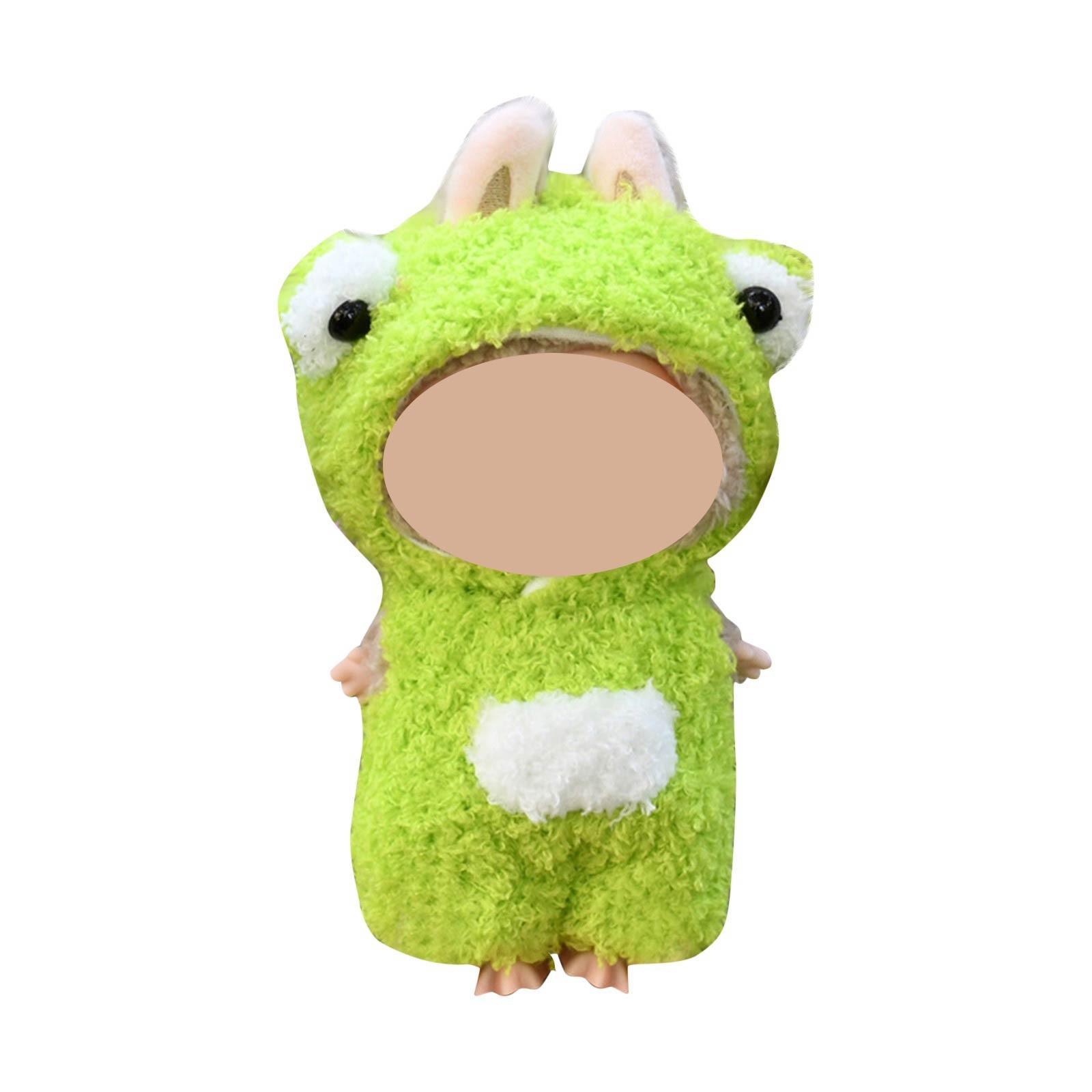 

Веселая одежда для кукол, аниме плюшевые игрушки и милые аксессуары, милая одежда для кукол One Size зелёный