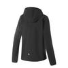 Li-Ning Comfortable Simple Zipper Hooded Solid Color Warm Wear-Resistant Sports Jacket Women Jackets Black AFDUC28-1