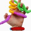Decompression Toy Pipe 8-Pack Fidget Tube Hand Stretching & Twisting Auditory Sensory Therapy Toy for Autism Children