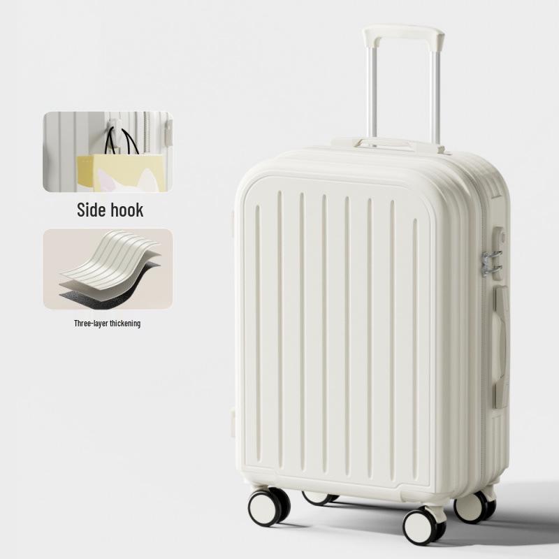 Durable Large Capacity Trolley Suitcase with Combination Lock and Universal Wheels