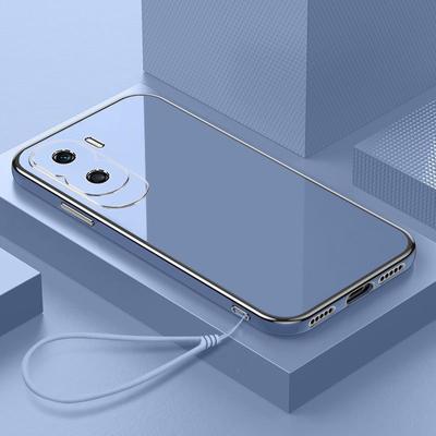 Custodia per Honor 90 Lite Cover per Honor 90 Lite Custodie CRT-NX1 Honor 90Lite Custodia per Telefono Quadrata Lussuosa Placcata Cover Posteriore Antiurto