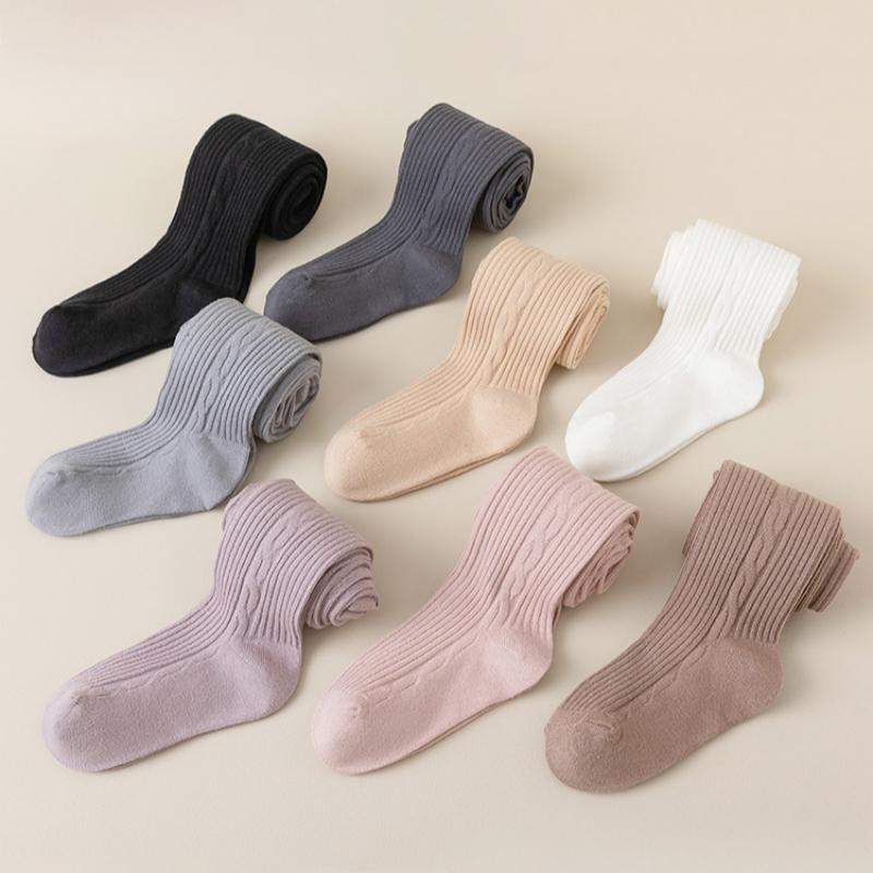 Colanți pentru fetiță Jambiere calde Primăvară 2024 Chiloți pentru fete Chiloți pentru copii Pantaloni pentru copii Haine din bumbac solid primăvară toamnă