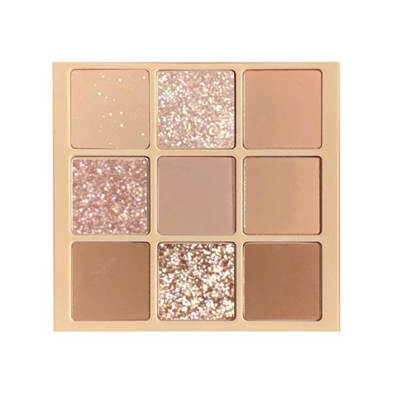 

Палетка теней для век Сияющая Высокопигментированная Не скатывающаяся 9 цветов Палетка теней для век Bubble Tea для вечеринки 3