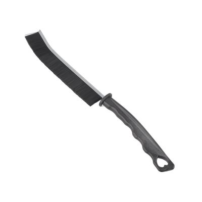 Spleetreinigingsborstel PE Legering Zwart Comfortabele Grip Multifunctionele Spleetborstel voor Rolluikdeur