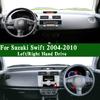 Pentru Suzuki Swift III GLX Sport 2004-2010 Accesorii Interioare Capac Bord Mașină Covoraș Bord Anti-Alunecare Rezistent la Murdărie Pad Dashmat