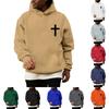 Sweatshirts For Men Cross Pullover Hoodie Graphic Long Sleeve Sweatshirt