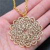 Golden Animals Plants Nature Themed Pendant Antique Color Metal Men Collar Necklace Best Seller