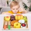 Simulation Dollhouse Kitchen Foods Bread Interactive Pretend Play Cutting Toy  House Kitchen Toys