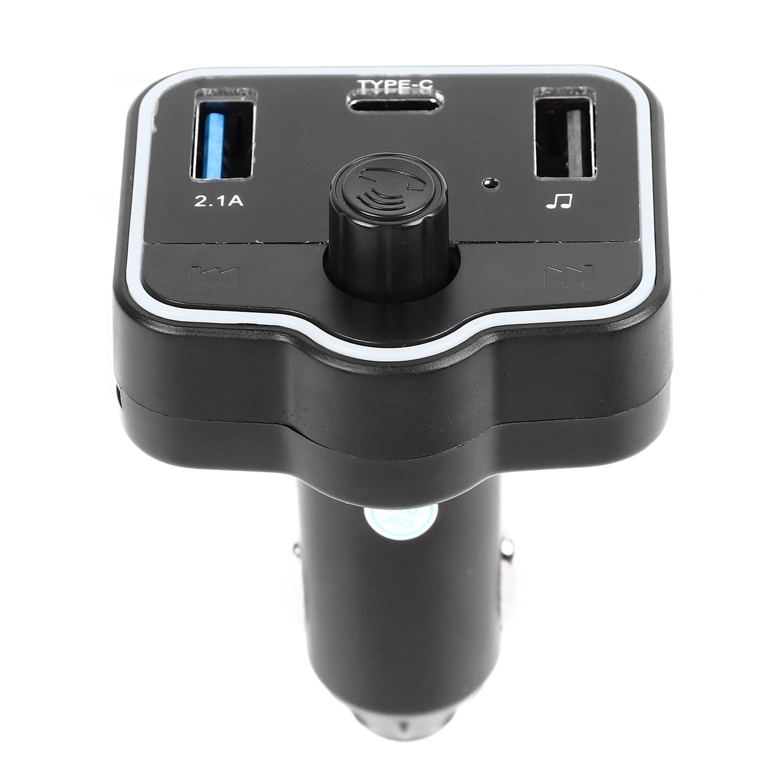 

Автомобильный музыкальный адаптер со звуком без потерь, звонки без помощи рук, стабильные два порта USB, Bluetooth-передатчик для