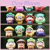 16pcs Crayon Shin Chan Fruit Shape Design Model Ornament Set For Kids And Teens