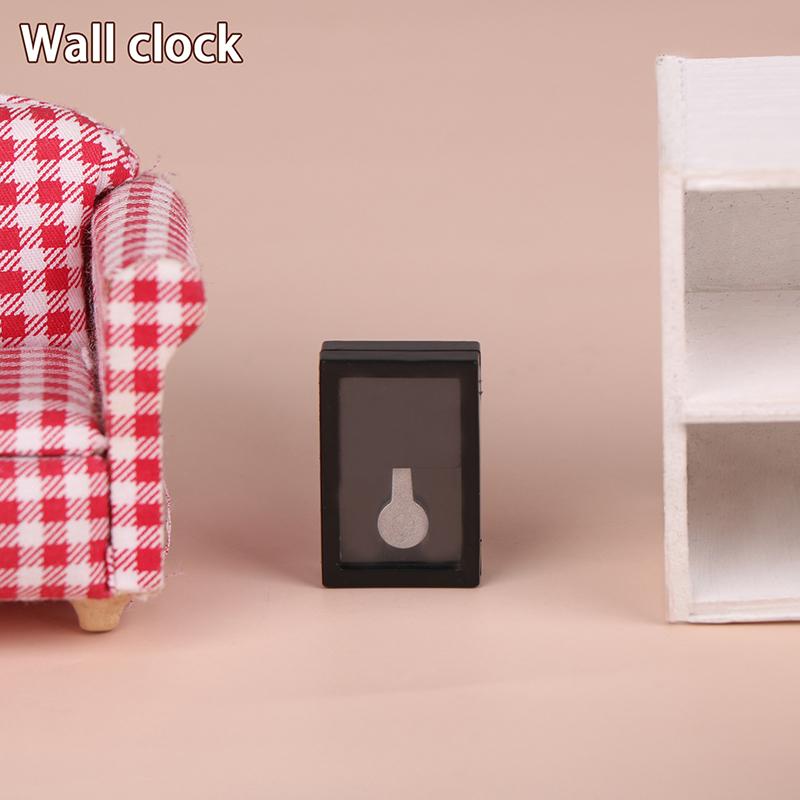 

1/12 Кукольный домик, тумба для обуви, книжная полка, торшер, настенные часы, кукольный домик, мебель для гостиной, украшения, аксессуары для кукольного дома