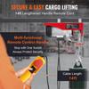 Electric Hoist Crane Winch 1760 lbs with 14 ft Wired Remote Control 230V