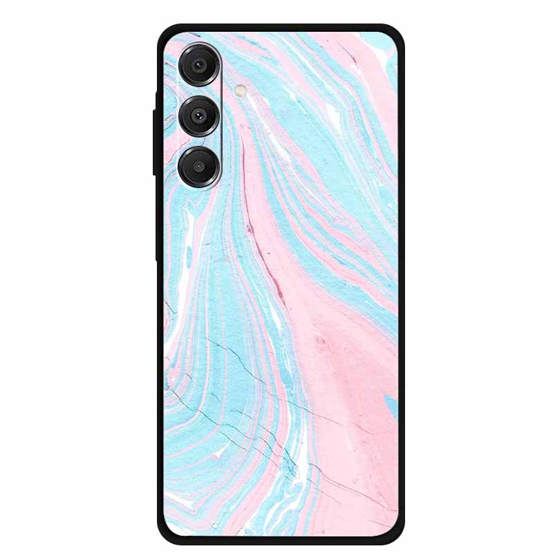 For Samsung Galaxy A14 A15 A16 5G Case Marble Soft TPU Phone Back Cover For Samsung A14 A15 4G Shockproof Silicone Painted Coque