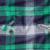 Premium Green-Blue 100% Cotton Flannel Fabric – 180 GSM, 115 Cm Wide
