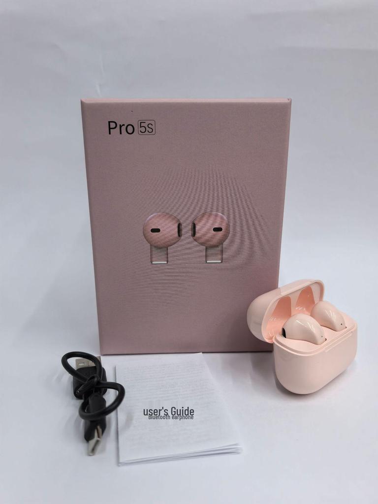 Pro5s Wireless In-Ear Bluetooth Headphones, Long Battery Life, TWS Mini Sports Earbuds, Ideal for Gifts.
