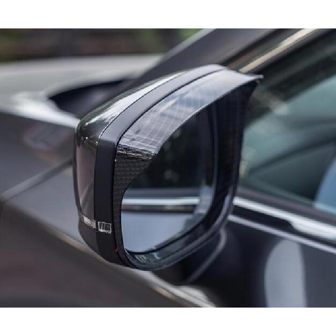 For Mazda CX-50 2023-2024 Carbon Fiber Rearview Mirror Rain Eyebrow Cover Guard