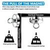 Neodymium Magnet N52 Heavy Duty Magnet with Countersunk Hole Eyebolt Salvage Searcher Magnets