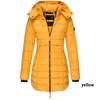 Womens Warm Winter Collar Hooded Long Coat Zipper Jacket Outwear Parka
