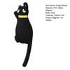 Fridge Sticker with Hook High Toughness 3D Realistic Cartoon Cat Design Refrigerator Sticker Decorative Fridge Accessory