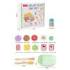 Wooden Kitchen Pretend Play Toy Simulation Wood Food Vegetable Salad Early Learning Chef Simulation Cooking Educational Toys