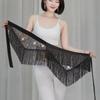Sequins Fringe Hip Scarf Fashion Belly Dance Accessory For Various Occasion And Enhancing Comfort Features
