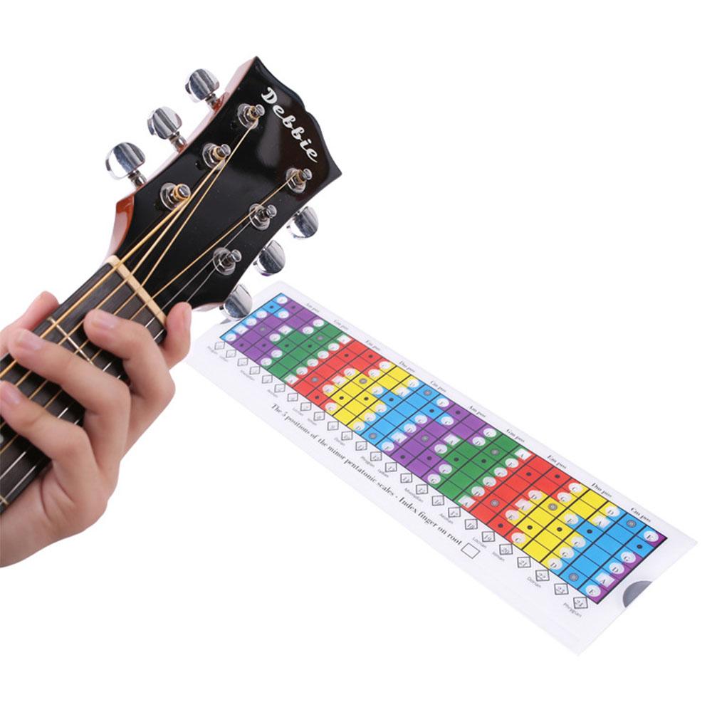 Guitar Scales Sliding Ruler Guitar Practicing Accessories For Beginner Gift