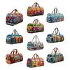 Bolsa de Viaje Acolchada de Algodón Estilo Hippie Boho con Estampado Bolsa de Yoga Diseño 3D Estampado de Champiñones Bolsa de Fin de Semana Estancia de una Noche