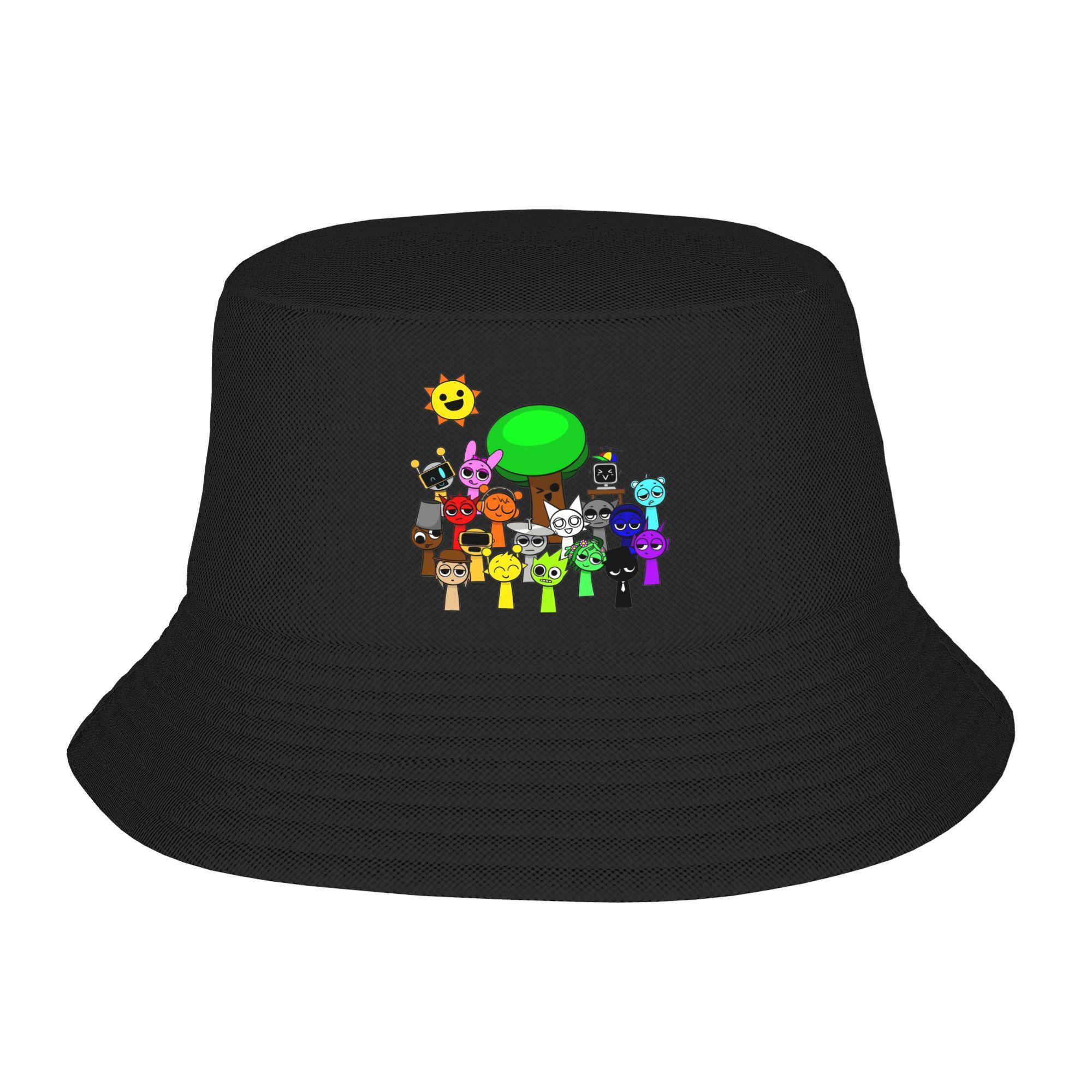 

Summer Travel Headwear Incredibox Sprunki Music Game Bucket Hat Harajuku Women Men Sun Hat Panama Hat Fisherman Hats Hiking