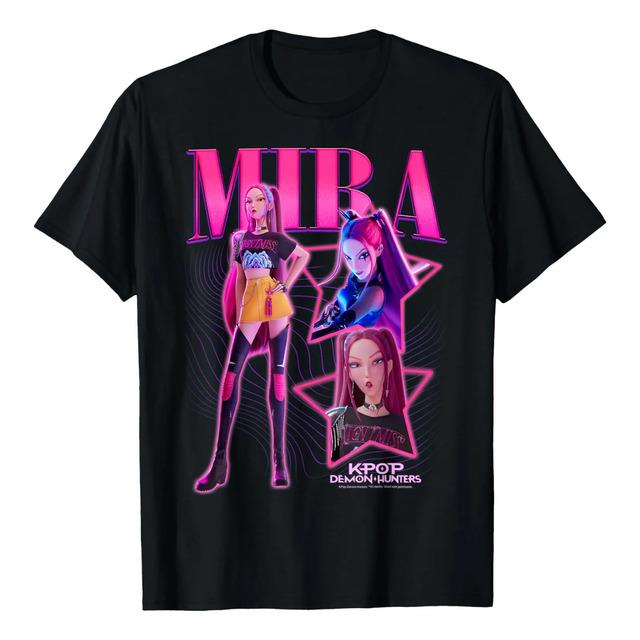 Camiseta Con Poster Mira Showcase De Kpop Demon Hunters, Est XXL