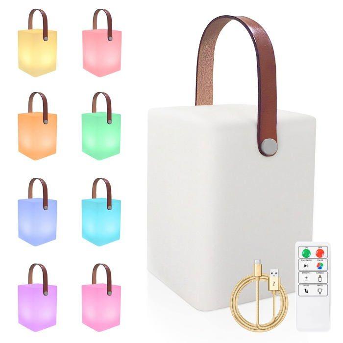 Lampe À Poser - MALUX - MALUX1115S - LED - Télécommande - Étanche Et Rechargeable