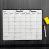 1ks Záznam Zpráva Měsíční plánovač Whiteboard S/L Calendar Board Kitchen Decor