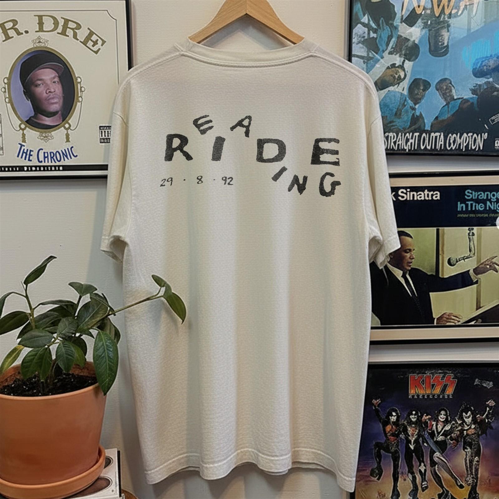 1992 Ride Reading Festival - Promo T-Shirt White XXL S