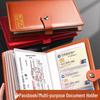 2025 Multifunctional Passbook & Bill Storage Album