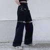 Abnehmbare Hosen Frauen Hohe Taille Streetwear Süße Coole Mädchen Alle-spiel Koreanische Mode Casual Hip-hop Unisex Frühling Hosen
