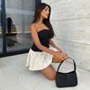 Summer Slim Fit Off Shoulder Chest Wrapping Mini Dress Women Fashion Black Patchwork Sexy Clothing Female Aesthetic Y2k Sleeveless A Word Dresses Girl