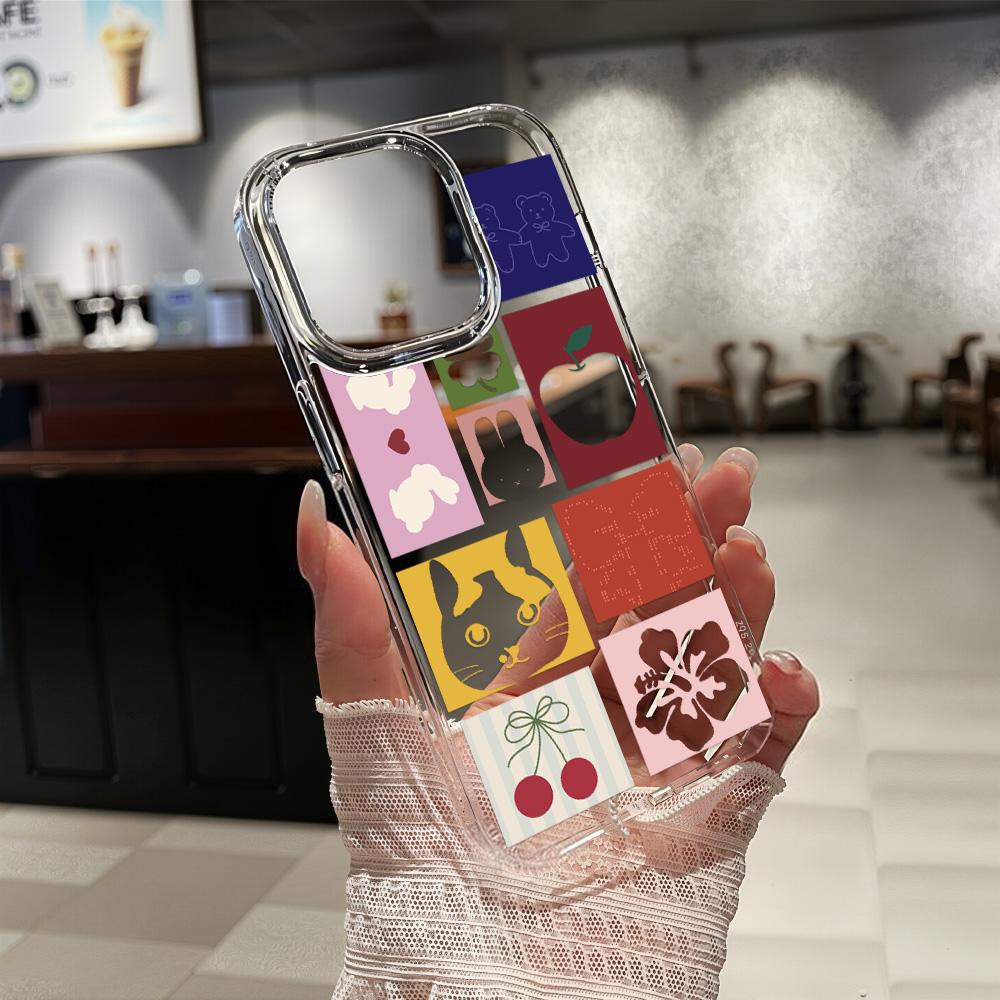 Acrylic Phone Case For iPhone 11 13 16 ProMax Case iPhone 13 14 15 ProMax 12 13 ProMax Case Samsung A55 A05S A54 A06 S22 A15 S23 A12 A22 A52S Cartoon