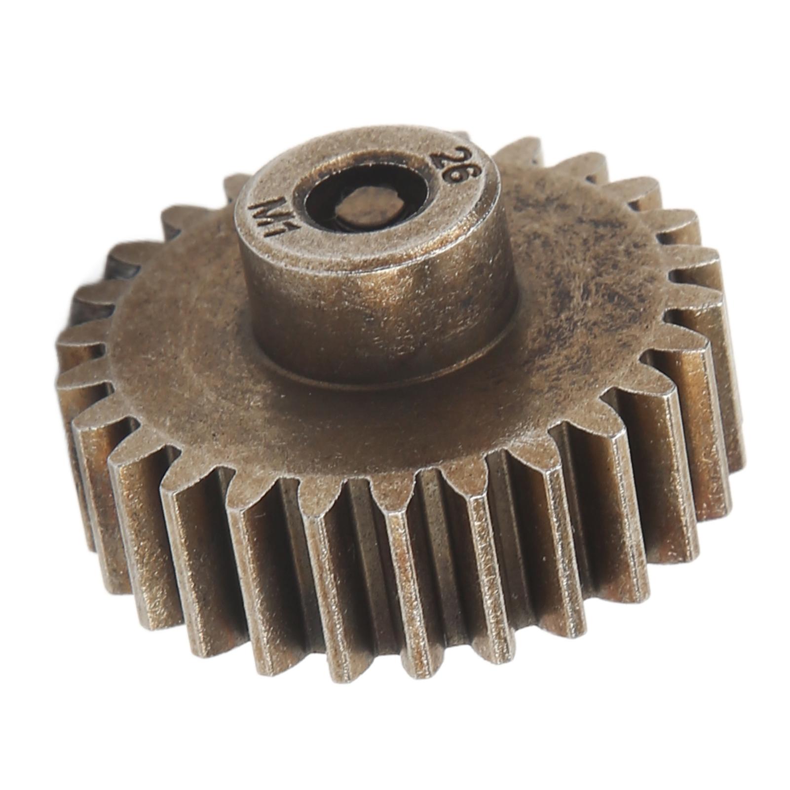 

26T Hardened Pinion Gear for Traxxas 1/10 for X Maxx for Maxx RC Car Hardened Steel RC Motor Pinion Gear Fits 5mm Shaft Motor