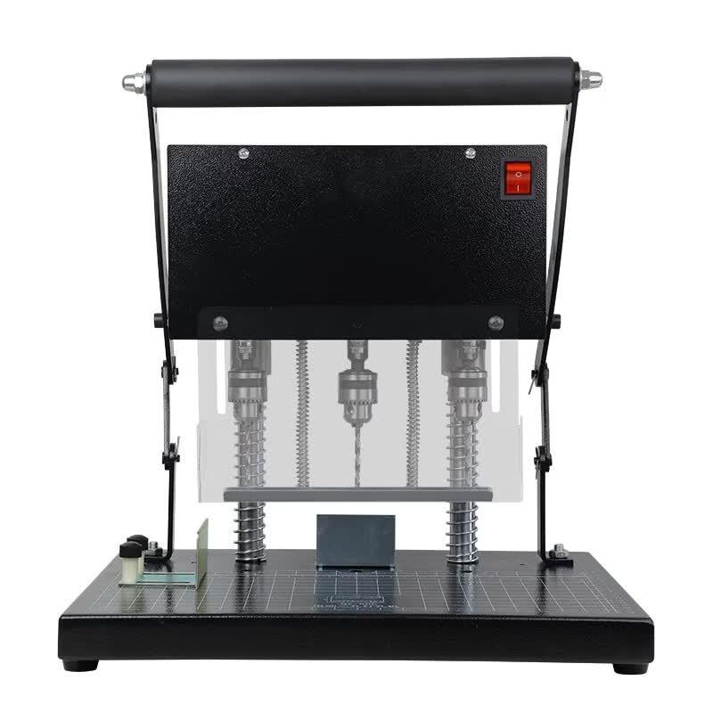 QIYAN QY-50C 3-Hole Electric Binding Machine CN Plug (adapter Included)