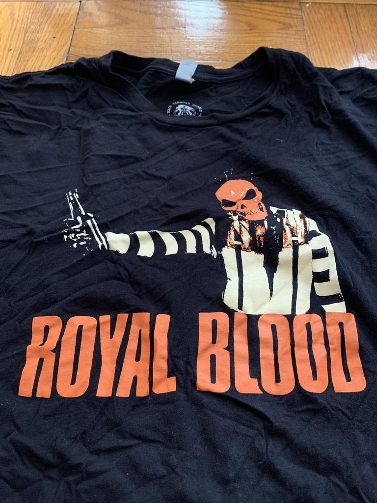 Royal Blood tour Black Short Sleeve Unisex Cotton T-shirt Size S-5XL BT1552